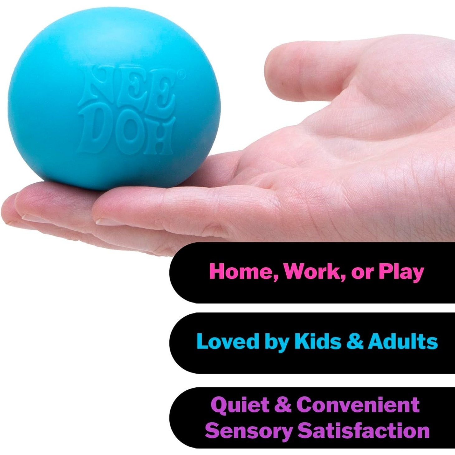 NeeDoh Original Sensory Ball - Pink - Image 16