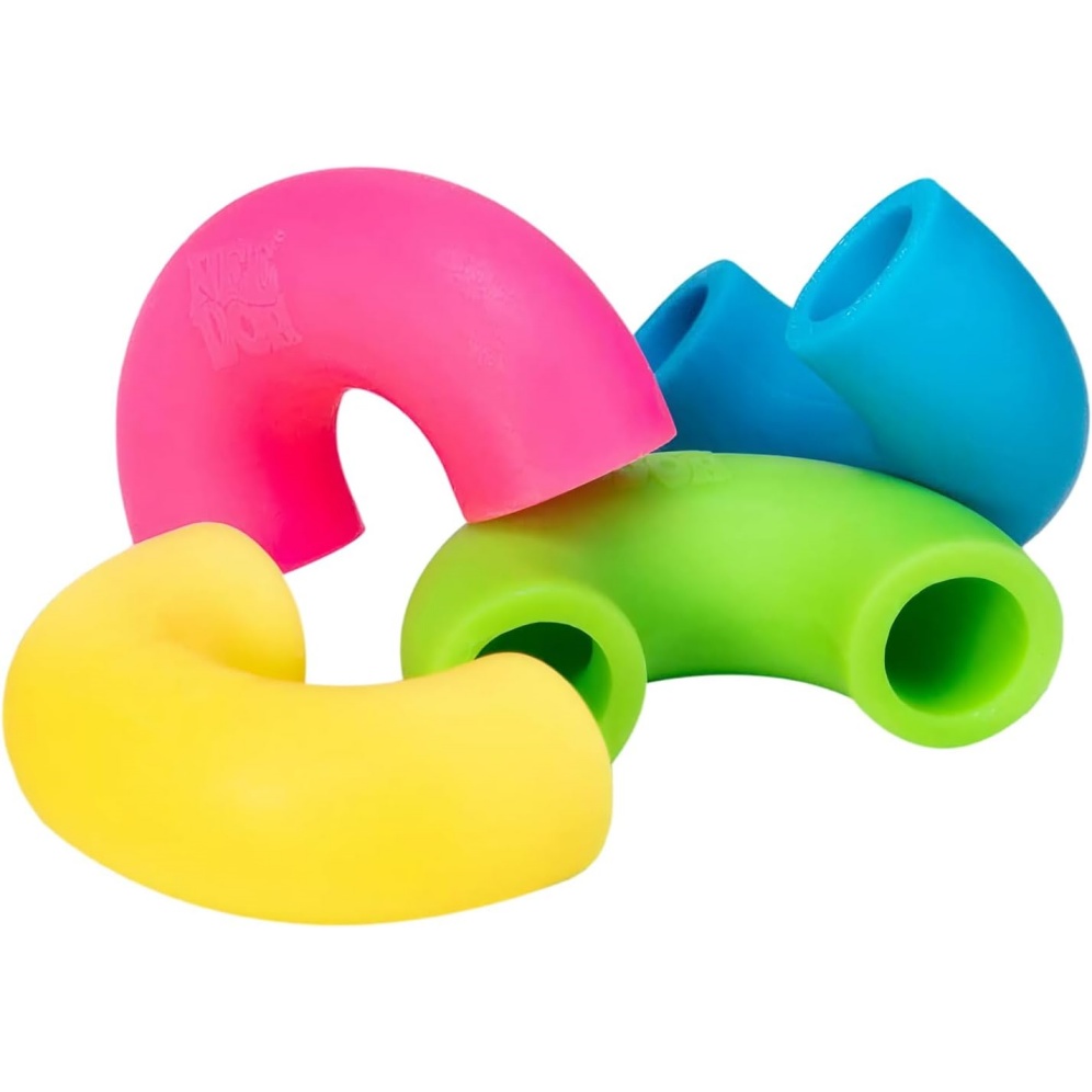 NeeDoh Mac - Squeeze - 4 Squishy Noodles - Assorted