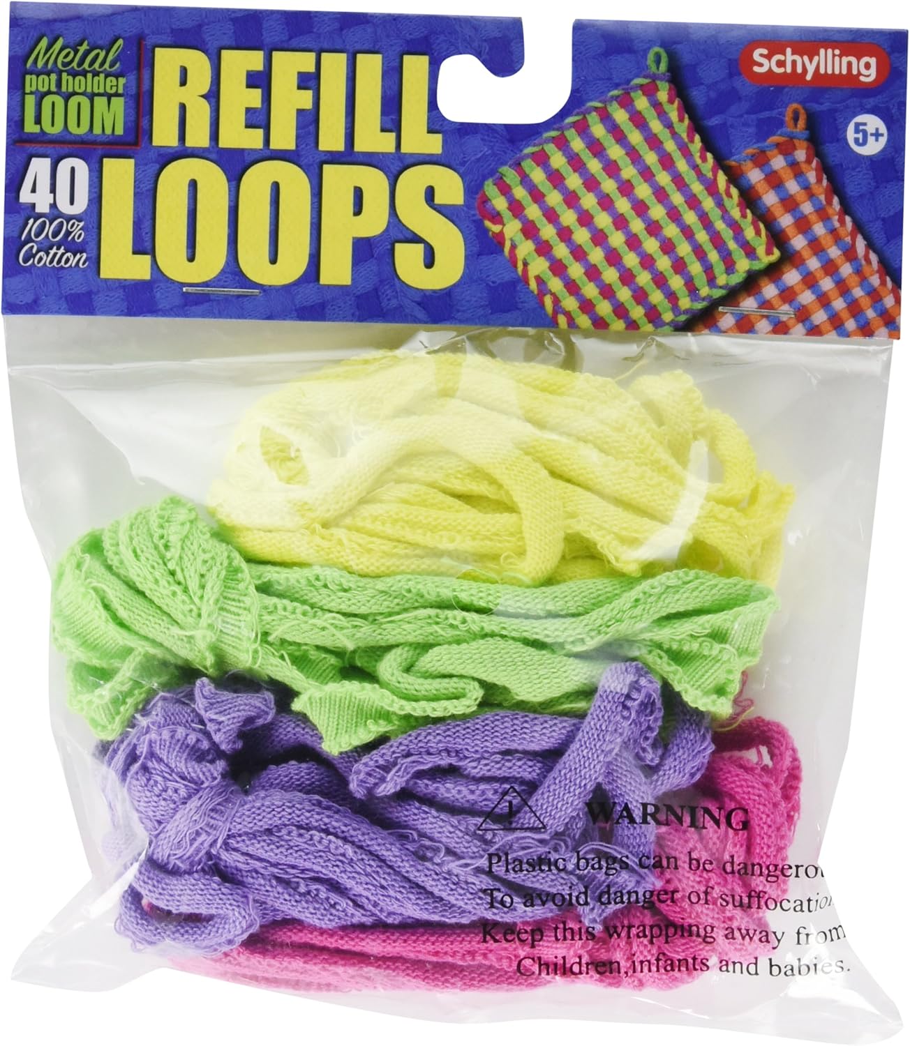 Schylling Loop Refills for Metal Potholder Loom